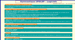 Desktop Screenshot of logiciels.ufolepgym.com